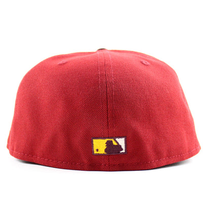 Chicago Cubs 2016 World Series New Era 59Fifty Fitted Hat (Cardinal Maroon Gray Under Brim)