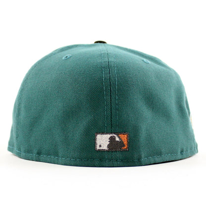 Chicago White Sox 2003 All Star Game New Era Fitted 59Fifty Hat (Pine Green Black Mountain Green Under Brim)