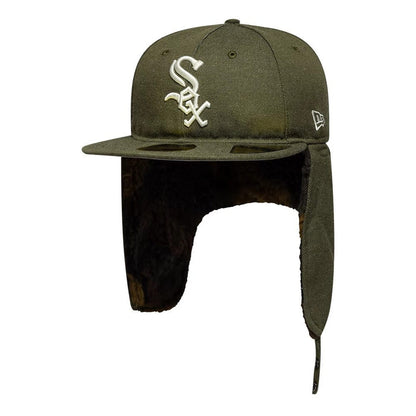 This is a Chicago White Sox MLB Camo Green Retro Crown 59FIFTY Fitted Cap 2