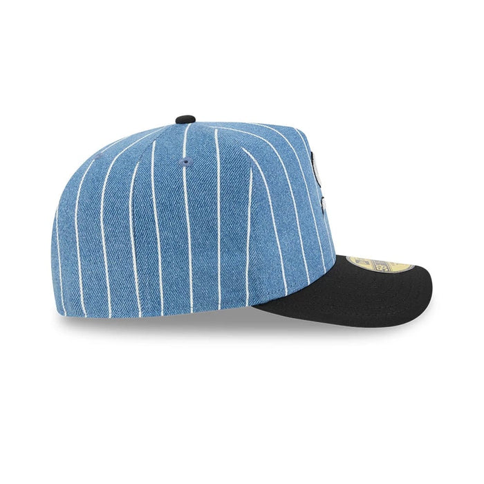 This is a Chicago White Sox MLB Parallel Black 59FIFTY A-Frame Fitted Cap 6
