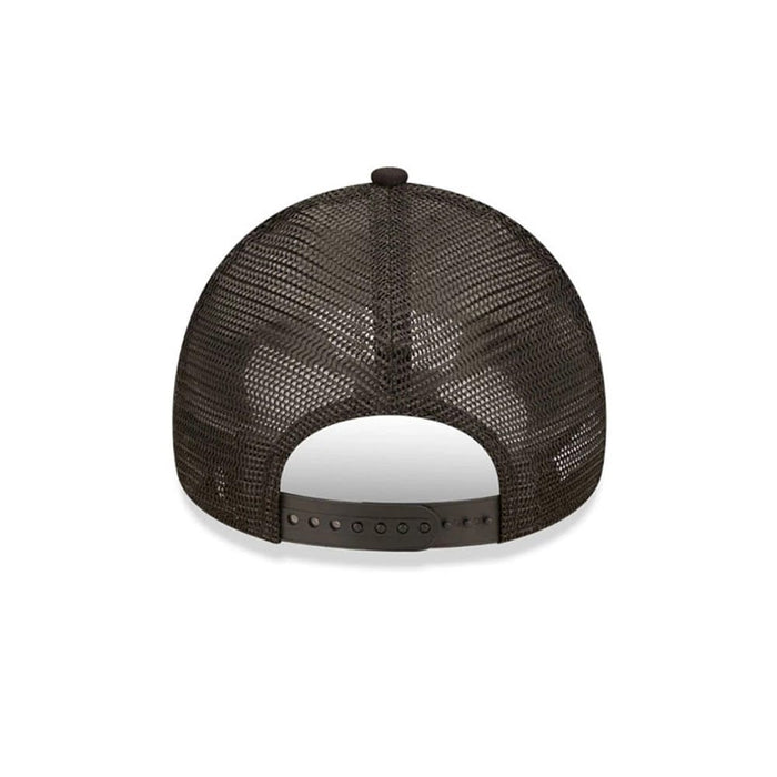 This is a Child DC Batman White 9FORTY A-Frame Trucker Adjustable Cap. 4