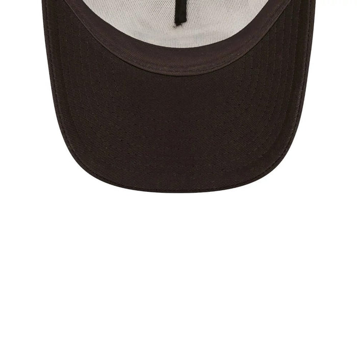 This is a Child DC Batman White 9FORTY A-Frame Trucker Adjustable Cap. 5