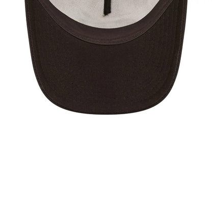 This is a Child DC Batman White 9FORTY A-Frame Trucker Adjustable Cap. 5