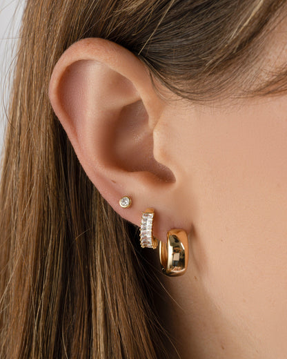 Chunky Olivia Hoops