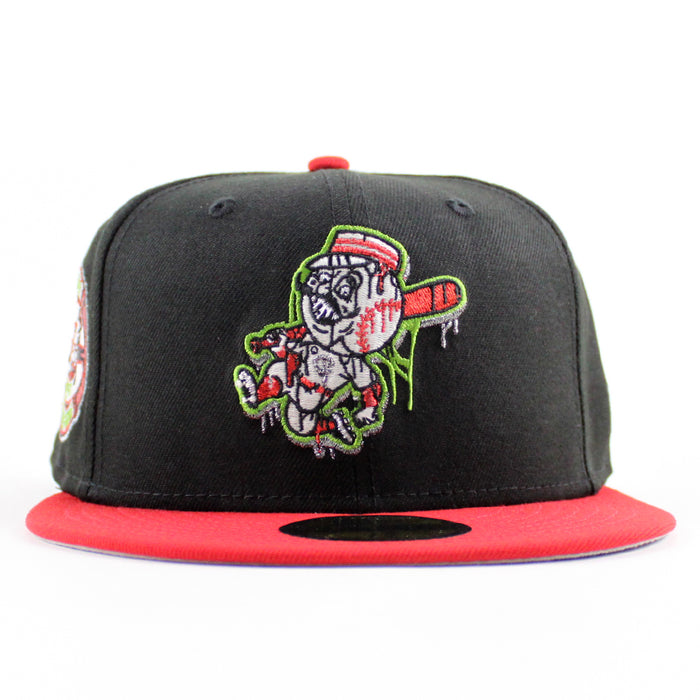 Cincinnati Reds 1970 All Star Game New Era 59Fifty Fitted Hat (Black Scarlet Red Gray Under Brim)