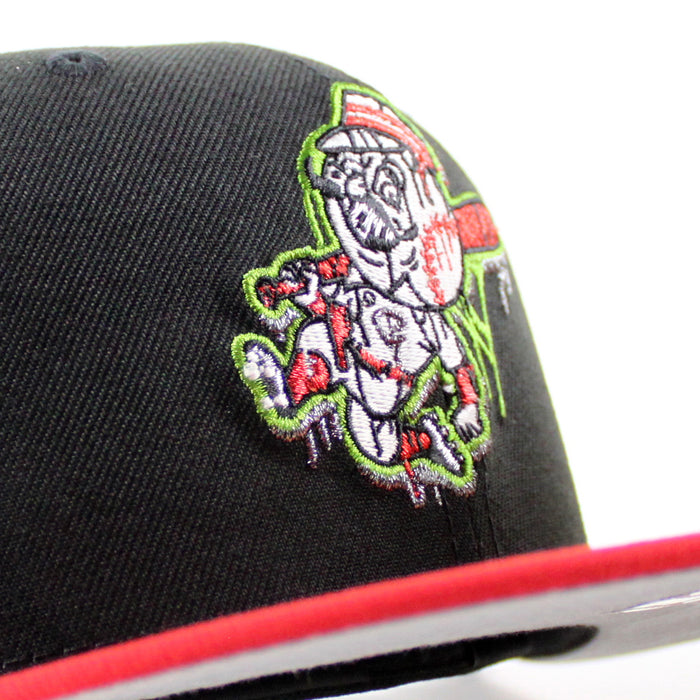 Cincinnati Reds 1970 All Star Game New Era 59Fifty Fitted Hat (Black Scarlet Red Gray Under Brim)