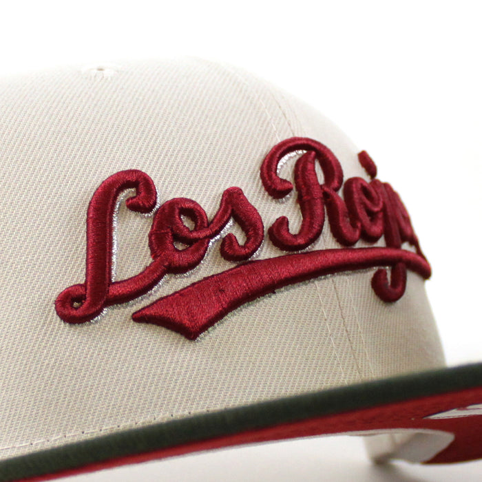 Cincinnati Reds 2014 All Star Game New Era 59Fifty Fitted Hat (Stone SeaWeed Green Pinot Red Under Brim)