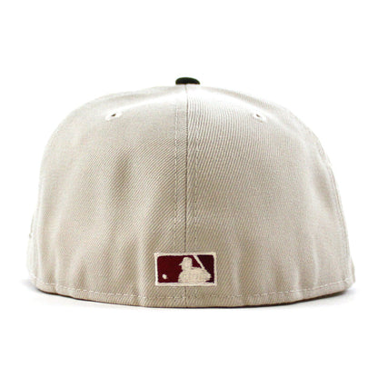 Cincinnati Reds 2014 All Star Game New Era 59Fifty Fitted Hat (Stone SeaWeed Green Pinot Red Under Brim)