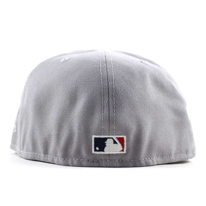 Clark the Cub Mascot Chicago Cubs Wringly field New Era 59Fifty Fitted Hat (Gray Navy Green Under Brim)