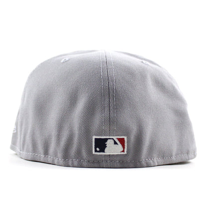 Clark the Cub Mascot Chicago Cubs Wringly field New Era 59Fifty Fitted Hat (Gray Navy Green Under Brim)