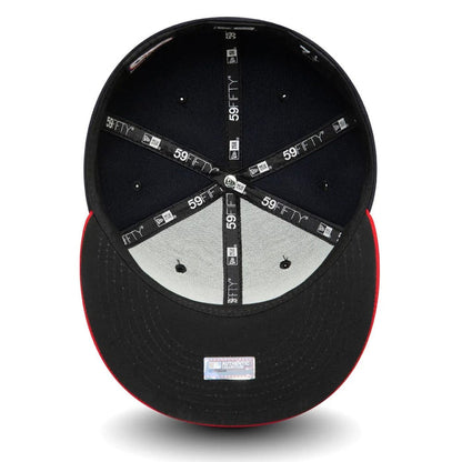 This is a Cleveland Guardians Authentic On Field Navy 59FIFTY Cap 4