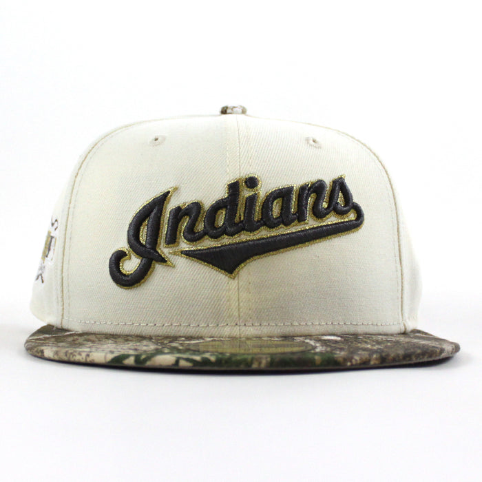 Cleveland Indians 2019 All Star Game New Era 59Fifty Fitted Hat (Chrome White RealTree Gray Under Brim)