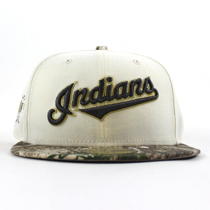 Cleveland Indians 2019 All Star Game New Era 59Fifty Fitted Hat (Chrome White RealTree Gray Under Brim)