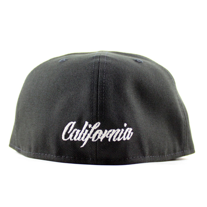 Compton New Era 59fifty Fitted Hat (Black Green Under Brim)