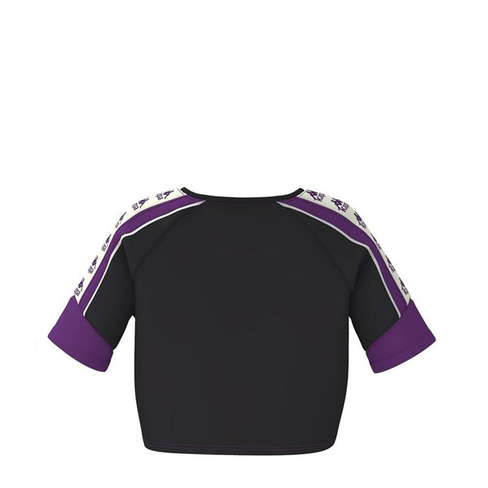Croptop Authentic Women Finni Black Violet White