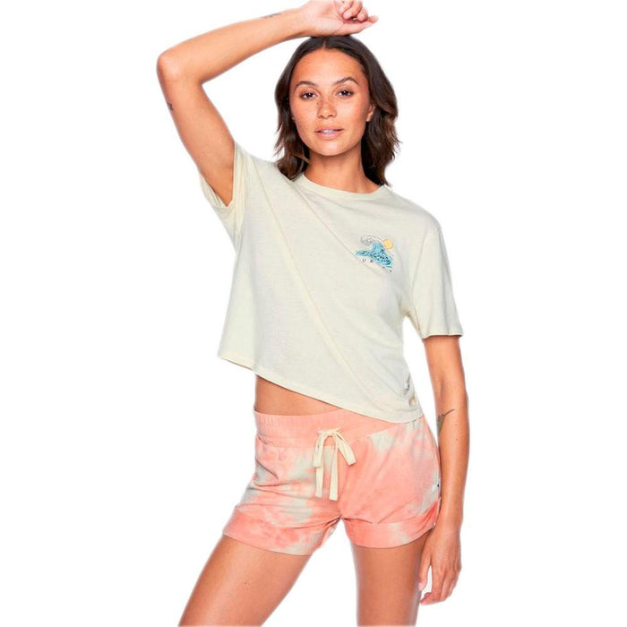 Croptop Waves for Days Washed seedpearl Hurley