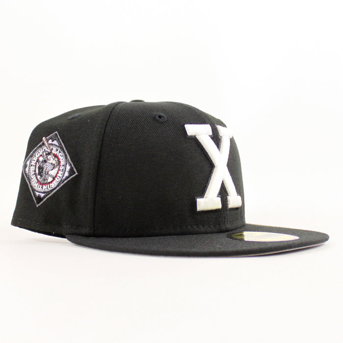 Cuban X-Giants New Era 59Fifty Fitted Hat (Black Gray Under Brim)