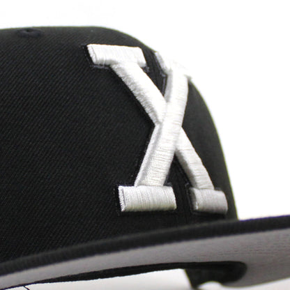 Cuban X-Giants New Era 59Fifty Fitted Hat (Black Gray Under Brim)