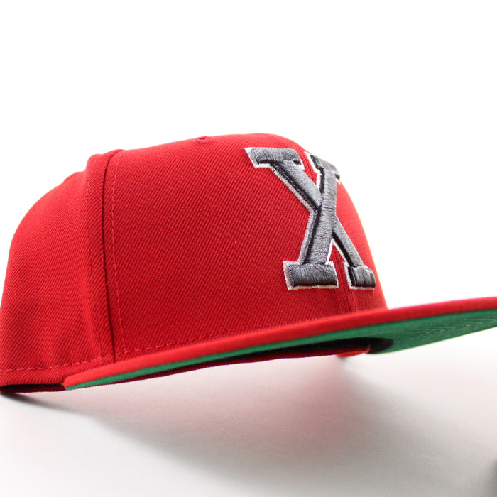 Cuban X-Giants New Era 59Fifty Fitted Hat (Red Green Under Brim)