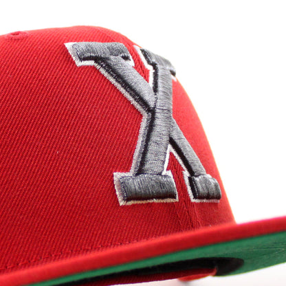 Cuban X-Giants New Era 59Fifty Fitted Hat (Red Green Under Brim)