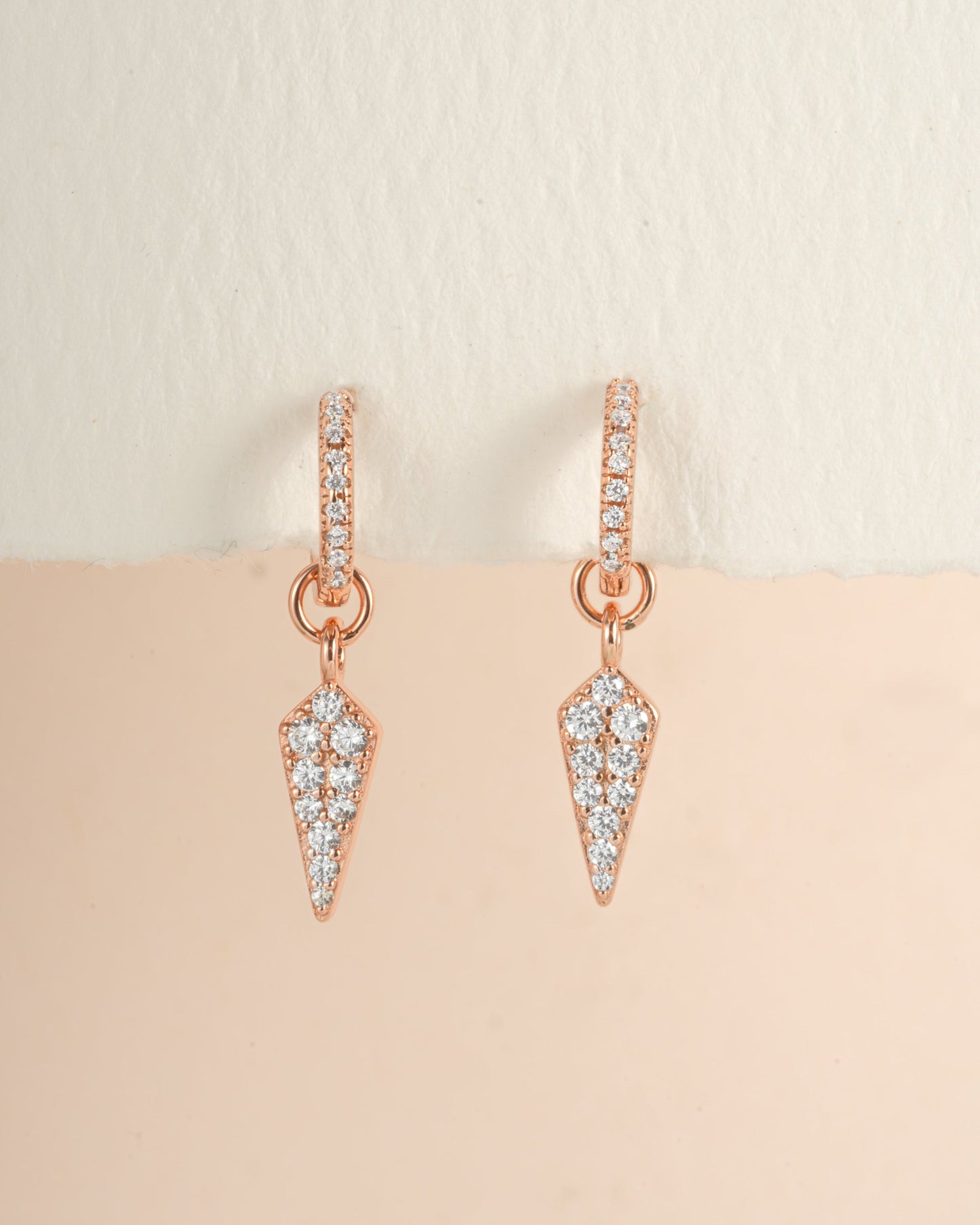 Dagger Charm Huggies