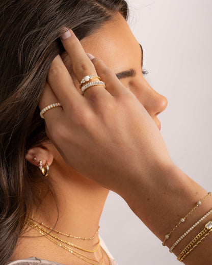 Dainty Opal Ring