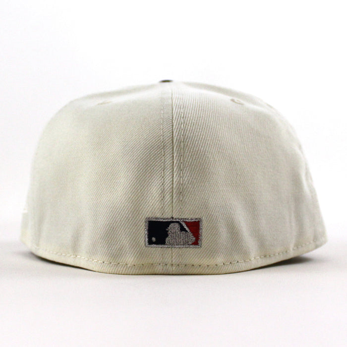 Detroit Tigers 1941 All Star Game Briggs Stadium New Era 59Fifty Fitted Hat (Chrome White Navy Green Under Brim)