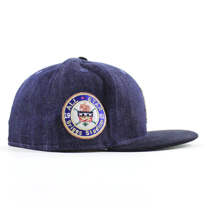 Detroit Tigers 1951 All Star Game New Era 59Fifty Fitted Hat (Navy Denim Dark Navy Corduroy Green Under Brim)