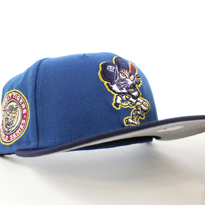 Detroit Tigers 1968 World Series New Era 59Fifty Fitted Hat (SeaShore Navy and Gray Under Brim)