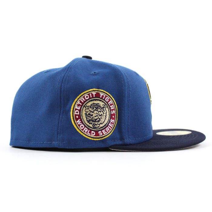Detroit Tigers 1968 World Series New Era 59Fifty Fitted Hat (SeaShore Navy and Gray Under Brim)