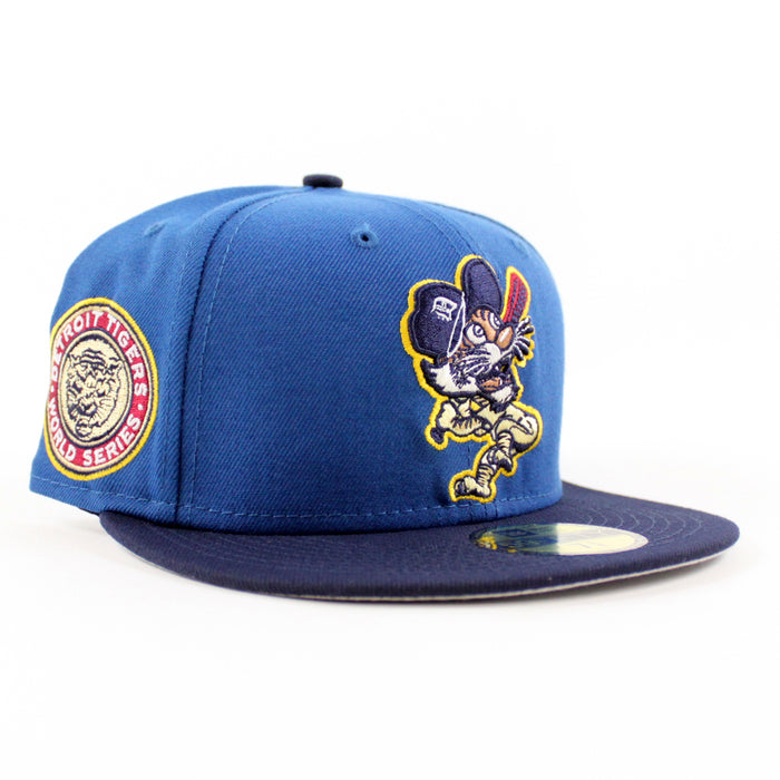 Detroit Tigers 1968 World Series New Era 59Fifty Fitted Hat (SeaShore Navy and Gray Under Brim)