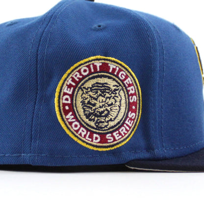 Detroit Tigers 1968 World Series New Era 59Fifty Fitted Hat (SeaShore Navy and Gray Under Brim)