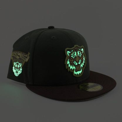Detroit Tigers 2000 TIGER STADIUM New Era 59Fifty Fitted Hat (Seaweed Burnt Barkwood Green Under Brim)