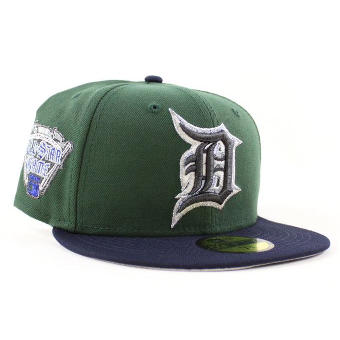 Detroit Tigers 2005 All Star Game New Era 59Fifty Fitted Hat (Cilantro Navy Gray Under Brim)