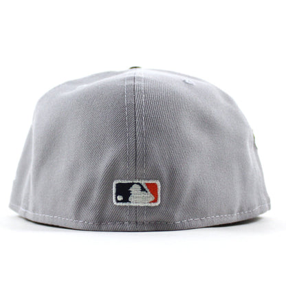 Detroit Tigers Mascot Comrica Park New Era 59Fifty Fitted Hat (Gray Navy Green Under Brim)