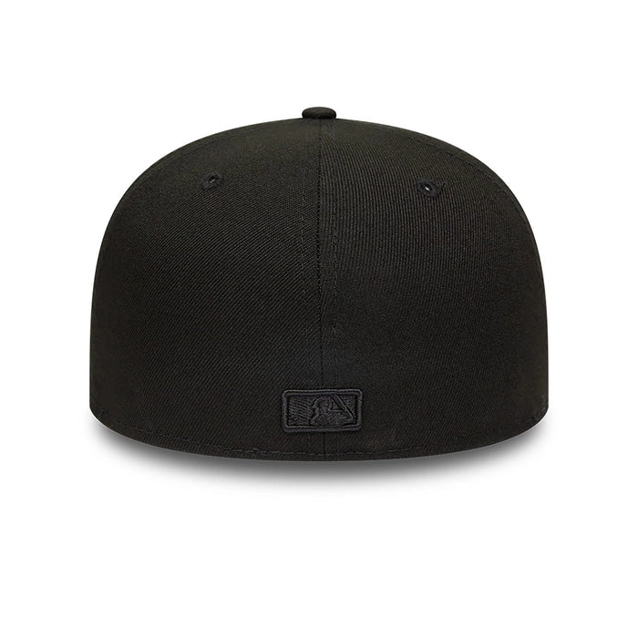 This is a Detroit Tigers MLB Black on Black 59FIFTY Fitted Cap 3