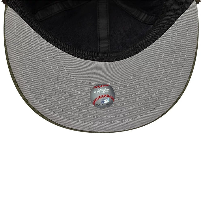This is a Detroit Tigers MLB Camo Open Green Retro Crown 59FIFTY Fitted Cap 3