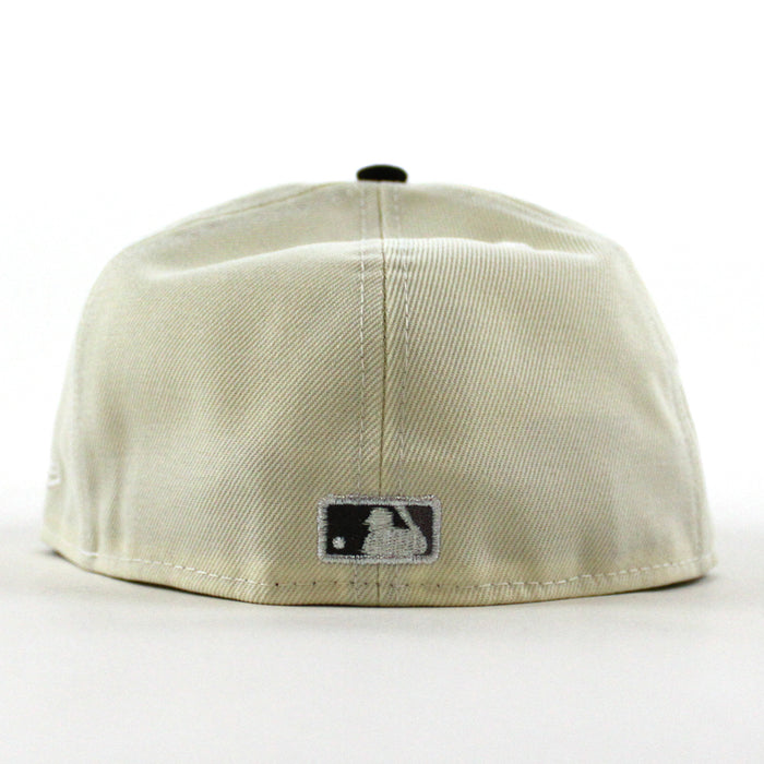 Detroit Tigers PAWS MASCOT Comerica Park New Era 59Fifty Fitted Hat (Chrome White Black Gray Under Brim)