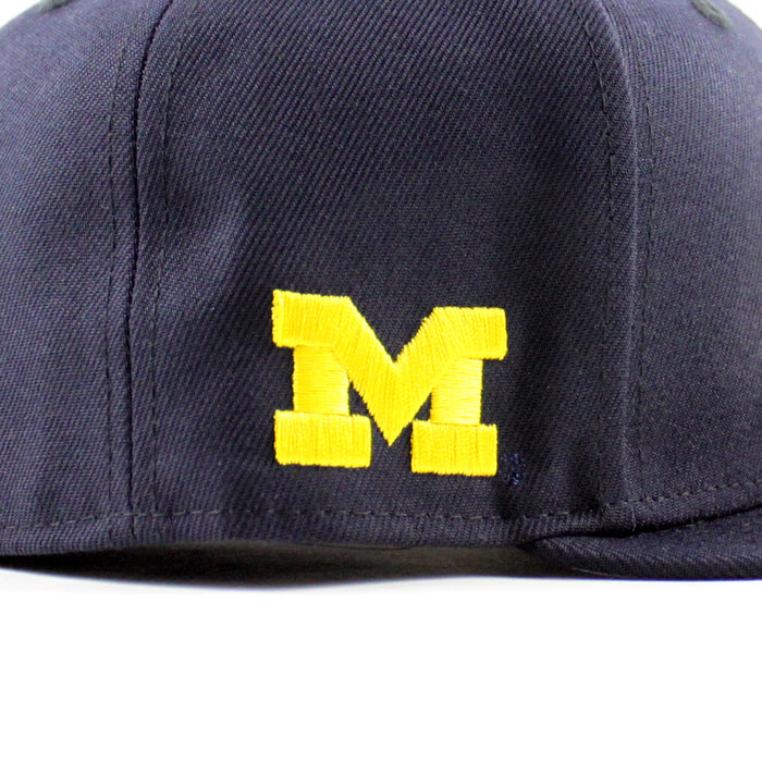 Detroit Tigers x Michigan Wolverines Michigan Patch New Era 59Fifty Fitted Hat (Navy Gray Under Brim)