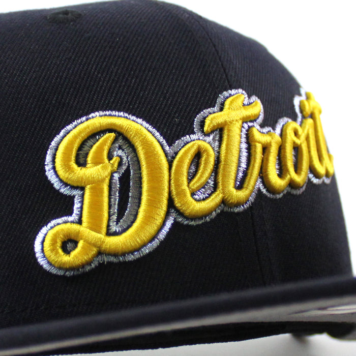 Detroit Tigers x Michigan Wolverines Michigan Patch New Era 59Fifty Fitted Hat (Navy Gray Under Brim)