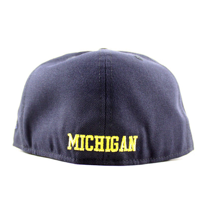 Detroit Tigers x Michigan Wolverines Michigan Patch New Era 59Fifty Fitted Hat (Navy Gray Under Brim)