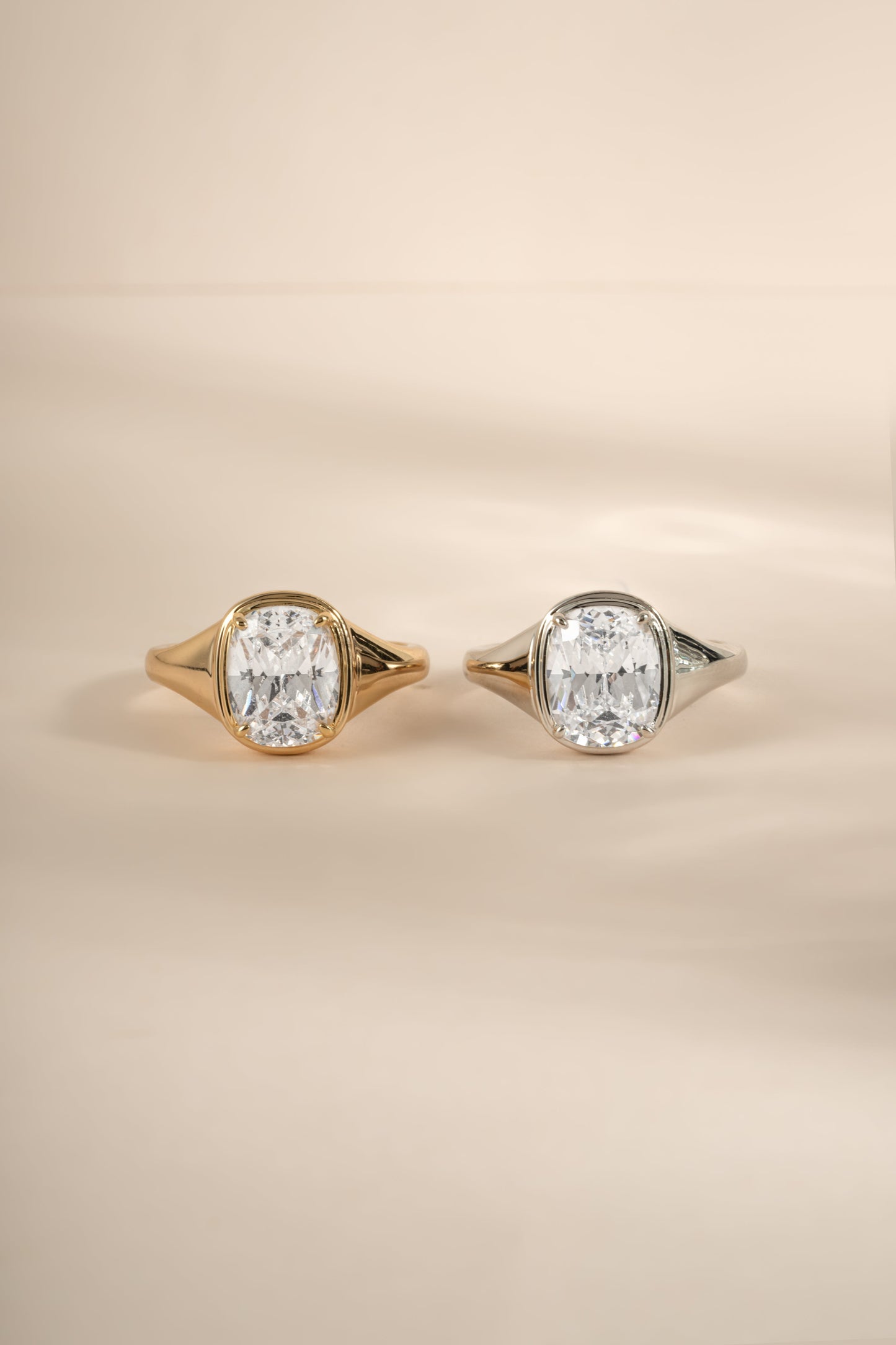 Elongated Cushion Ring