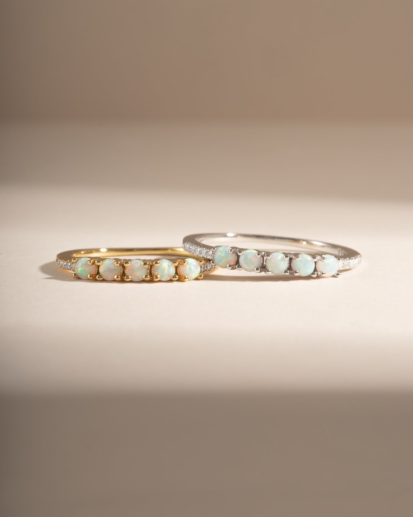 5 Stone Opal Ring
