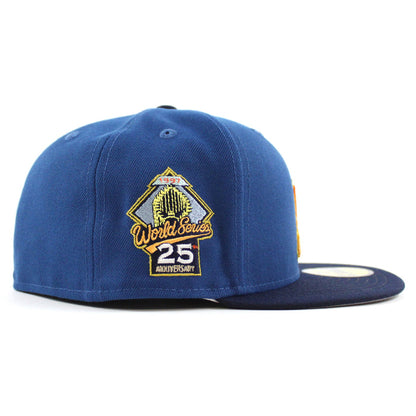 Florida Marlins 25th Anniversary New Era 59Fifty Fitted Hat (Glow in the Dark SeaShore Oceanside Gray Under brim)