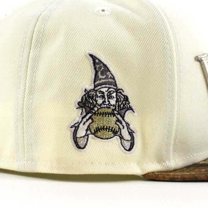Fort Wayne Wizards New Era 59Fifty Fitted Hat (Chrome White Real Tree Camo Green Under Brim)