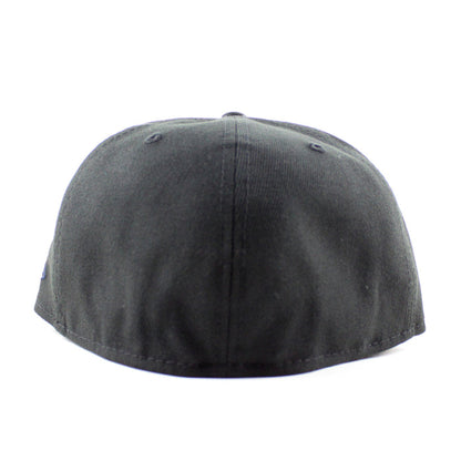 G Clef Music Note New Era Fitted Hat (Black Gray Under Brim)