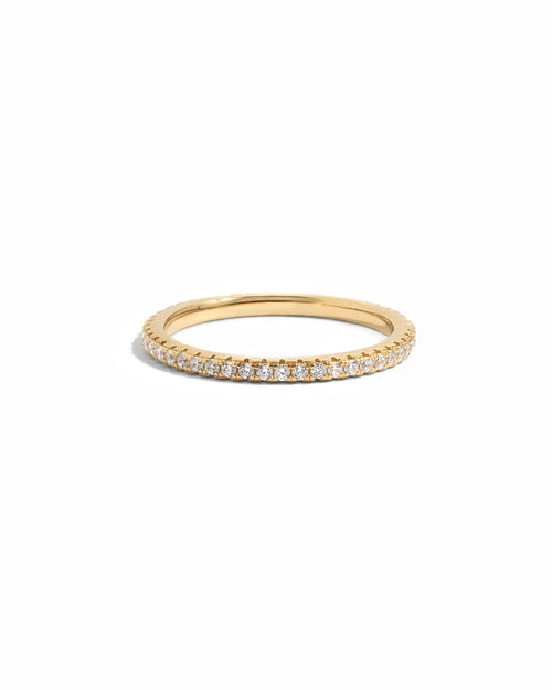 Diamond Birthstone Eternity Rings