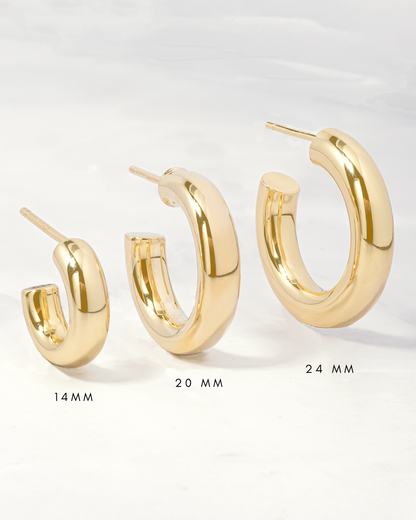 20mm Chunky Tube Hoops