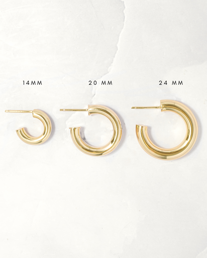 20mm Chunky Tube Hoops