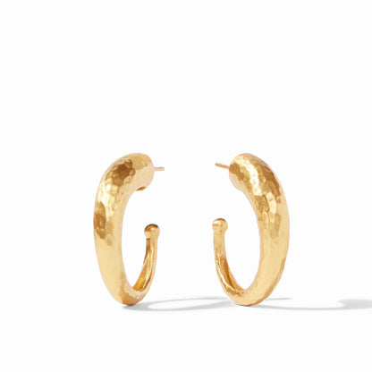 Hammered Hoop - Gold
